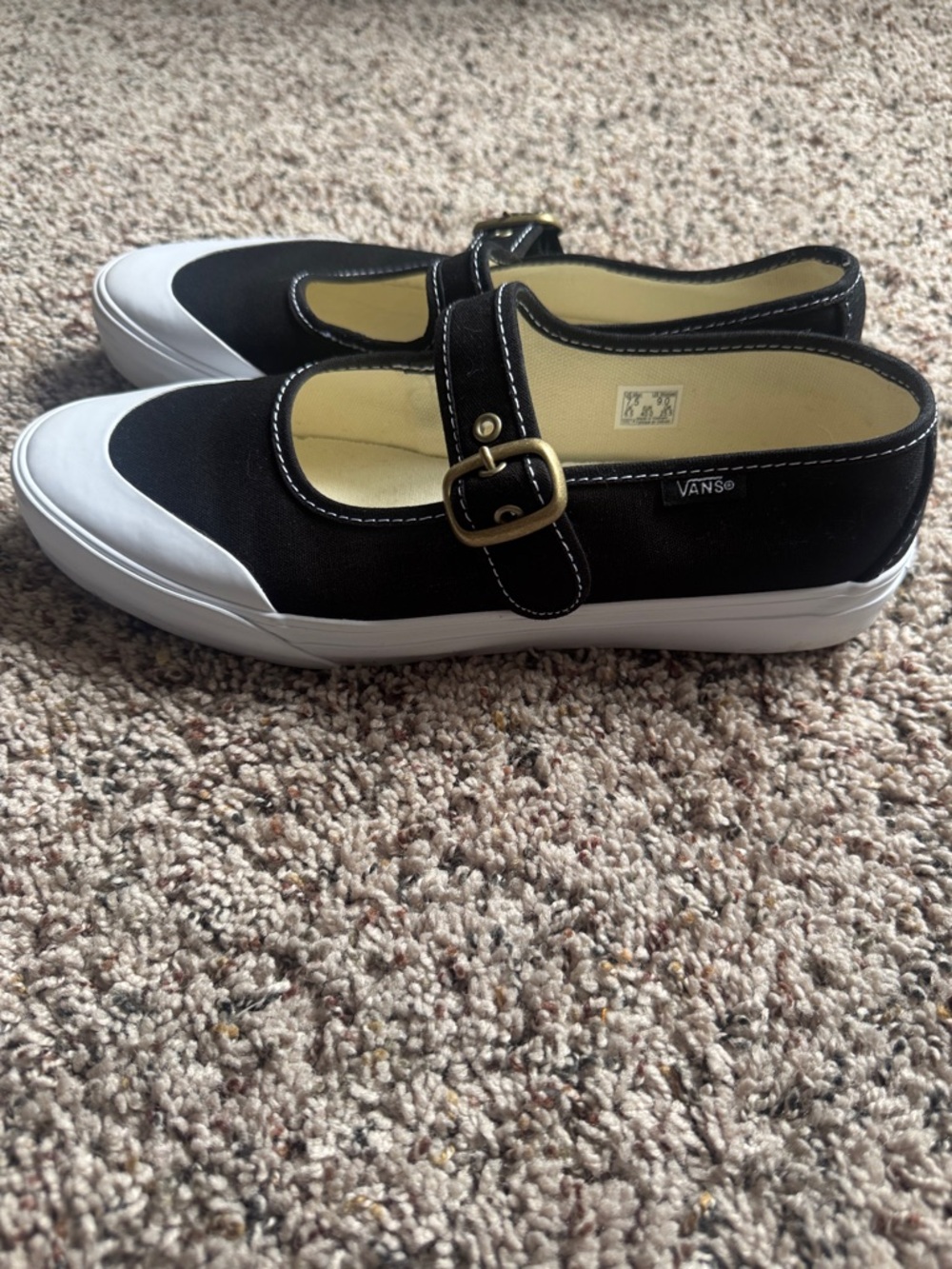 Vans Black Canvas Mary Jane - Picture 2 of 5